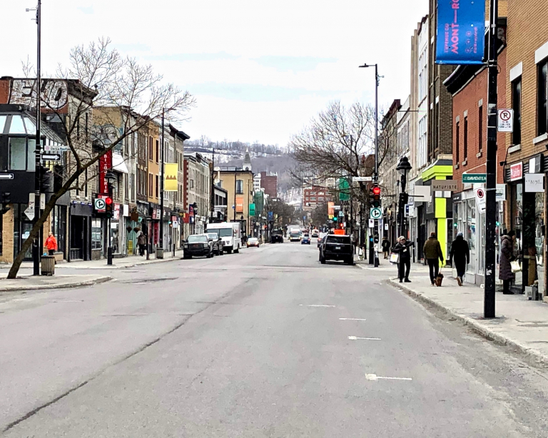 Avenue du Mont-Royal à Montréal